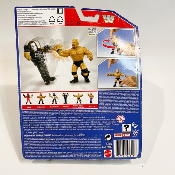 WWE Retro Series 2 Stone Cold Steve Austin Mattel 2017 New in Damaged Package - Picture 2 of 7